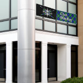 フェスティバルの一族のMacKayの高地のテント 横断幕 (ビルの外側)