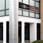 フェスティバルの一族のMacLeanの高地のテント 横断幕 (ビルの外側)