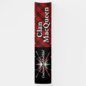 フェスティバルの一族のMacQueenの高地のテント 横断幕 (縦)