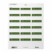 フェスティバルの休日の名前タグ2 – あなたの色を選択！ ラベル (フルシート)