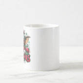 「フェスティバルの休日の挨拶：メリークリスマス🎄 コーヒーマグカップ (中央)