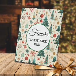 フェスティバルの冬のパターンの好意 台座サイン