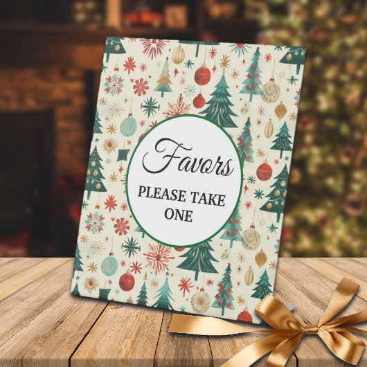 フェスティバルの冬のパターンの好意 台座サイン