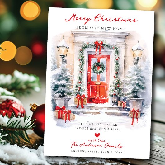 フェスティバルの出入り口クリスマスニューホームムービング 案内状