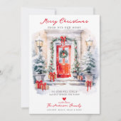 フェスティバルの出入り口クリスマスニューホームムービング 案内状 (正面)