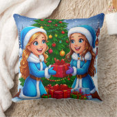 フェスティバルの友だち漫画 クッション (ブランケット)