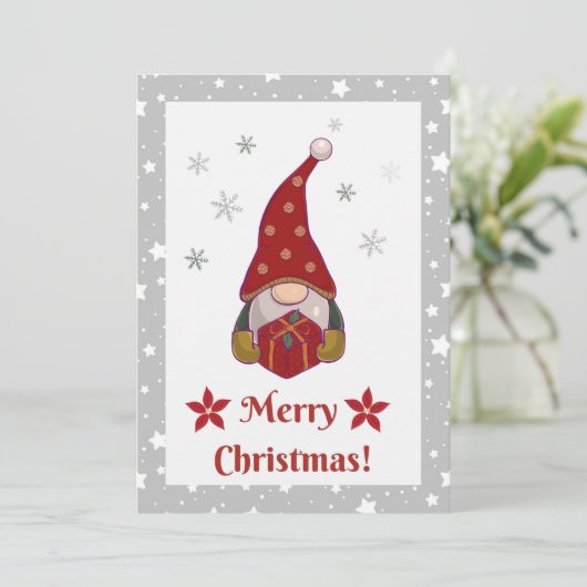 フェスティバルの友達 – 格言クリスマスカード サンキューカード (スタンド正面)