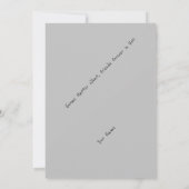 フェスティバルの友達 – 格言クリスマスカード サンキューカード (裏面)