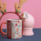 フェスティバルの喜び:クリスマスクッキーワンダーランド名 マグカップ