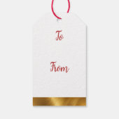 フェスティバルの大枝オブホリー植物学 ギフトタグ (裏面)