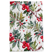 フェスティバルの大枝オブホリー植物学 ミディアムペーパーバッグ (正面)