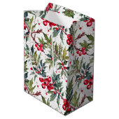 フェスティバルの大枝オブホリー植物学 ミディアムペーパーバッグ (裏面アングル)