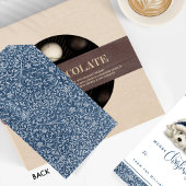 フェスティバルの子犬と青いクリスマス ギフトタグ