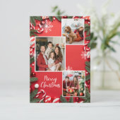 「フェスティバルの思い出：クリスマスの精神を捉える 出欠カード (スタンド正面)