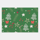 フェスティバルの折り返し ラッピングペーパーシート (正面)