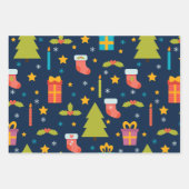 フェスティバルの折り返し ラッピングペーパーシート (正面3)