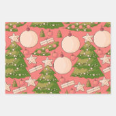 フェスティバルの折り返し ラッピングペーパーシート (正面)