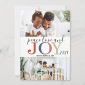 フェスティバルの挨拶2フォトクリスマス シーズンカード (正面)