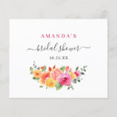 フェスティバルの明るい花推測ゲームのカードの数 チラシ (裏面)