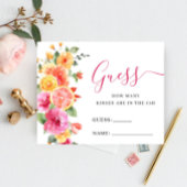 フェスティバルの明るい花推測ゲームのカードの数 チラシ