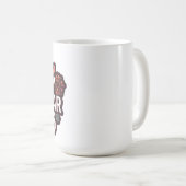 フェスティバルの朝の先駆け: 2025年ハッピーニューイヤー コーヒーマグカップ (正面右)