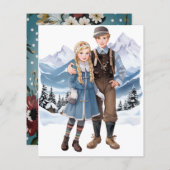 フェスティバルの村と紙の人形：バイエルンの探索 (正面/裏面)