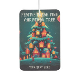 フェスティバルの松の香りクリスマスツリー カーエアーフレッシュナー