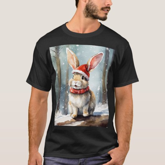 「フェスティバルの森:うさぎメリーの不思議の国 Tシャツ (正面)