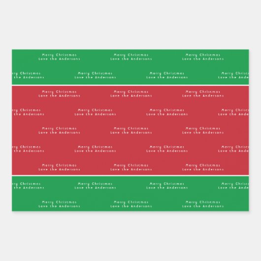 フェスティバルの盛り合わせ赤緑 ラッピングペーパーシート (正面)