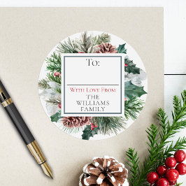 フェスティバルの葉の休日フローラへ/ギフトラベルから ラウンドシール