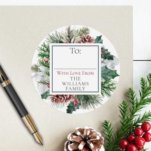 フェスティバルの葉の休日フローラへ/ギフトラベルから ラウンドシール