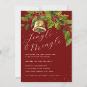 フェスティバルの葉ジンルミングルクリスマスパーティー 招待状 (正面)