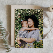 フェスティバルの葉フレームフォトオーバーレイクリスマス