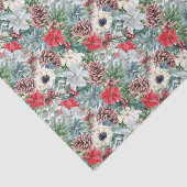 フェスティバルの葉フローラクリスマスホリデーパターン 薄葉紙 (詳細)