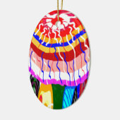 フェスティバルの装飾的なテントの日除けのおおいの日よけ セラミックオーナメント (左)