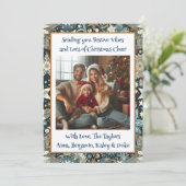 フェスティバルの雰囲気とクリスマス応援家族の写真 シーズンカード (スタンド正面)