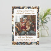 フェスティバルの雰囲気とクリスマス応援家族の写真 シーズンカード (スタンド正面)