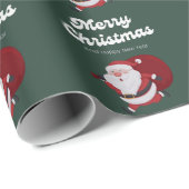 「フェスティバルの雰囲気:クリスマスと新年応援」 ラッピングペーパー (ロールコーナー)