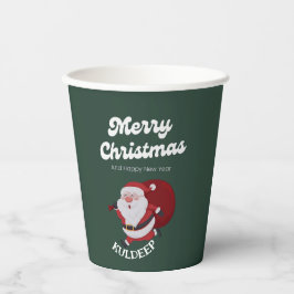 「フェスティバルの雰囲気:クリスマスと新年応援」 紙コップ