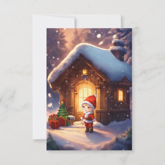 フェスティバルの願い：すべてのお祝いのカード サンキューカード (裏面)