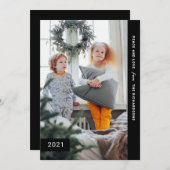 フェスティバルの願い | 1モダン枚の写真 シーズンカード (正面/裏面)