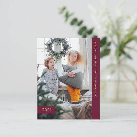 フェスティバルの願い | 1モダン枚の写真 シーズンポストカード (スタンド正面)