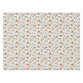 フェスティバルの鳥と小枝のウッドランドパターン テーブルクロス (正面(横))