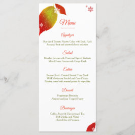 フェスティバルはクリスマスの休日の夕食を残します メニュー