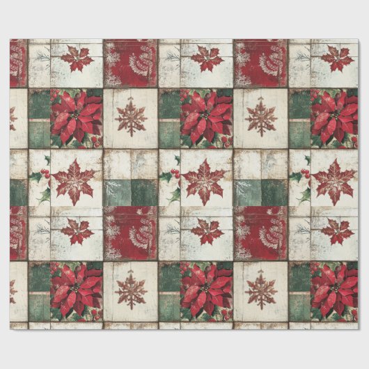 フェスティバルをテーマにしたタイル模様 ラッピングペーパー (フラット)