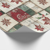 フェスティバルをテーマにしたタイル模様 ラッピングペーパー (角)