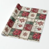 フェスティバルをテーマにしたタイル模様 ラッピングペーパー (アンロールド)