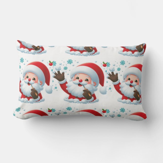 フェスティバルアウトドアサンタ装飾用クッション アウトドアクッション (正面)