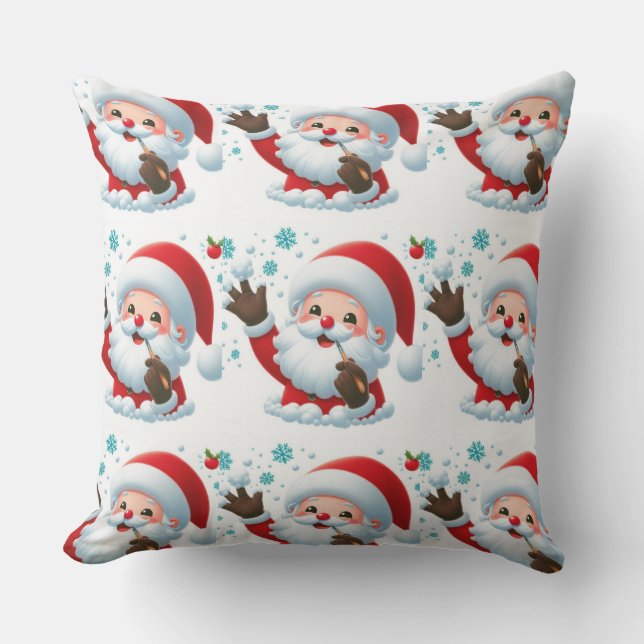 フェスティバルアウトドアサンタ装飾用クッション アウトドアクッション (正面)