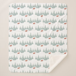 フェスティバルアカシカ雪に覆われたトウヒの木 シェルパブランケット